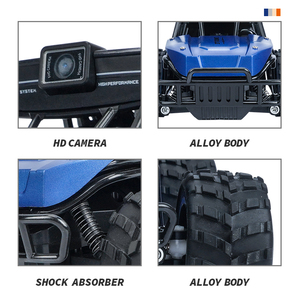 2.4G alaşım WIFI FPV ses interkom konuşma Drift yeni RC uzaktan kumanda arabalar kiti ile kablosuz kamera - Product Image 4