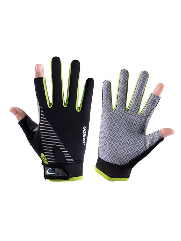 Black yellow full finger