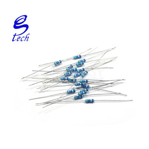 100 шт. 1/4 Вт 1R ~ 22 м 1% Резистор Металлическая Пленка Прецизионный Резистор набор наборов резисторов ассортимент наборы фиксированных конденсаторов - Product Image 3