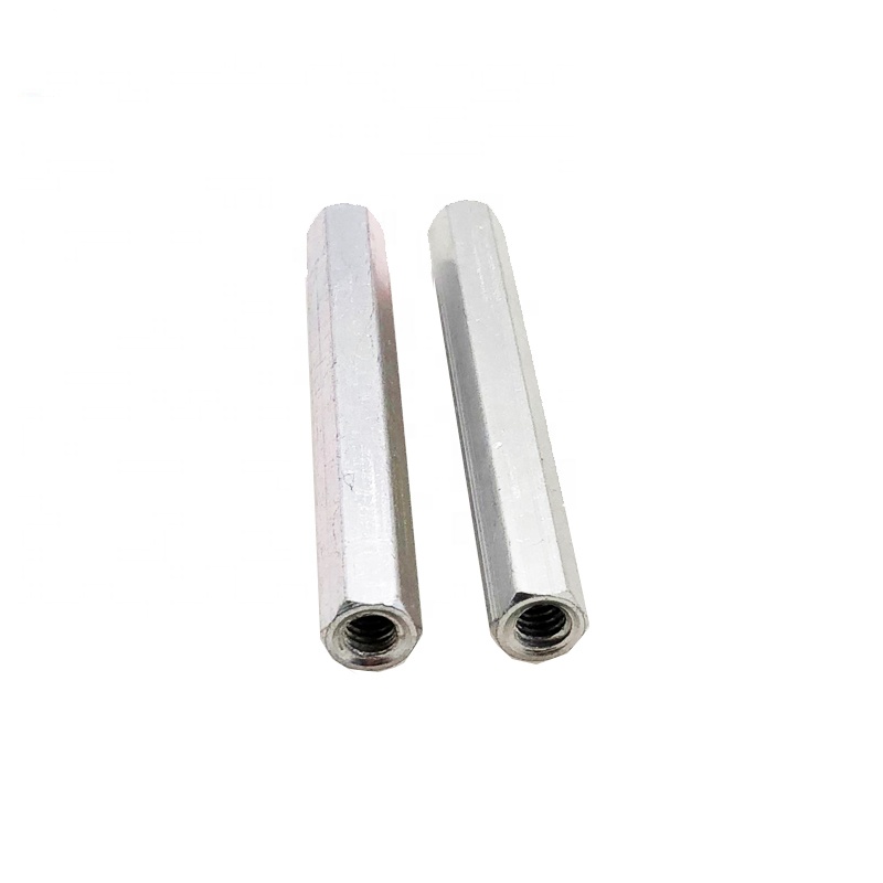 White Color Anodized Nut
