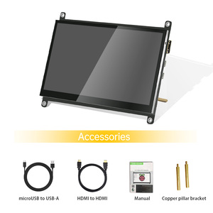 Nuevo producto 7 pulgadas USB H-DMIInterface IPS Monitor de pantalla LCD Resolución 1024X600 para pantalla Raspberry Pi 3 - Product Image 5