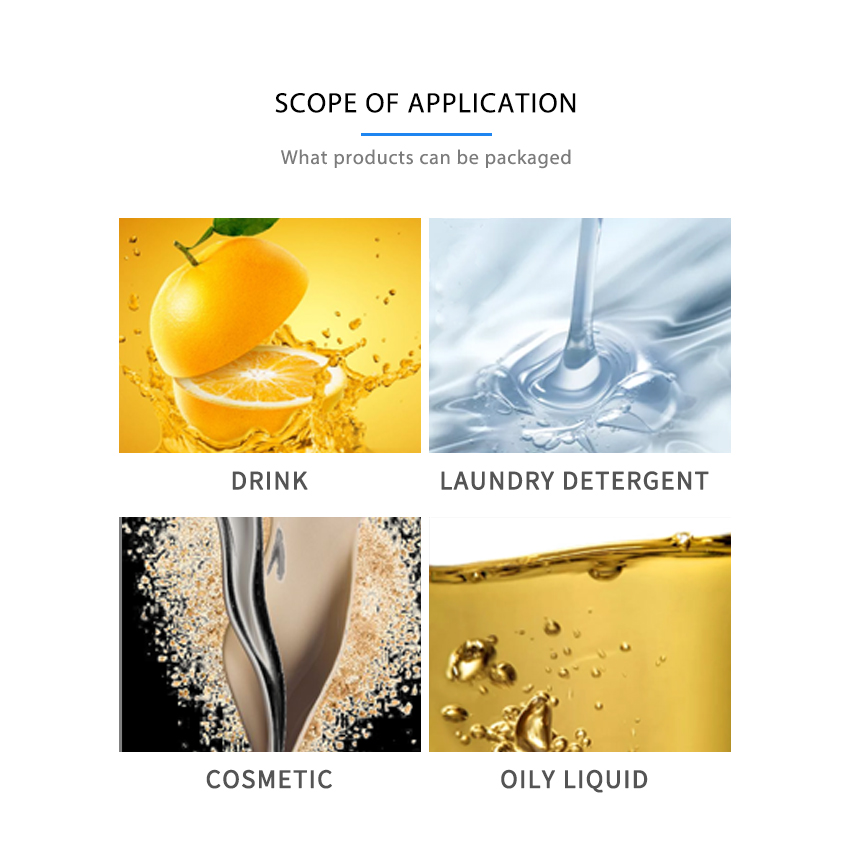 High Quality Kraft Paper Cosmetic Spout Bag Water 1000ML Bag With Spout Bag For Food