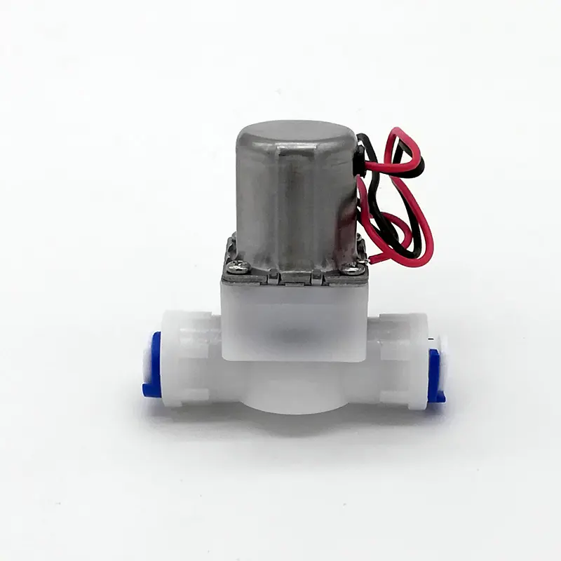 Nhỏ Nhanh Chóng Đẩy Đặt Nội Khí Quản Năng Lượng Xung Tiết Kiệm Van 1/4 "DC4.5V Nước Chốt Điện Từ Van