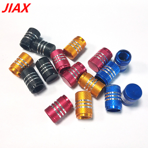 Universal 4-Piece Aluminum Chrome Stripe Tire <strong>Valve</strong> Cap Set, Lightweight Personalized Modification <strong>Valve</strong> <strong>Tips</strong> for Car Tires. - Product Image 4