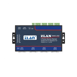 Hochleistungs-serielle Server/Modbus Gateway-Produkt, das Flaggschiff-Produkt der seriellen Server ZLAN5443-232 ist - Product Image 1