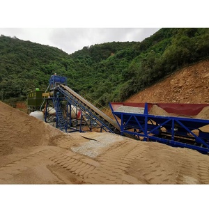 二手水泥厂Js1500建筑混凝土搅拌站泵搅拌机预拌HZS90混凝土配料厂