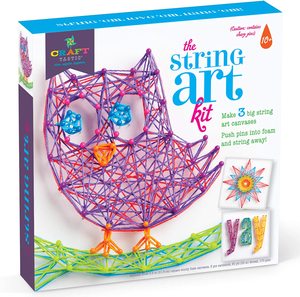 Home Decoration DIY <strong>Toys</strong> Educational Arts and <strong>Award</strong> Winning Craft Kit Make Your Own Bird Owl Series String Art Kits with Thread - Product Image 6