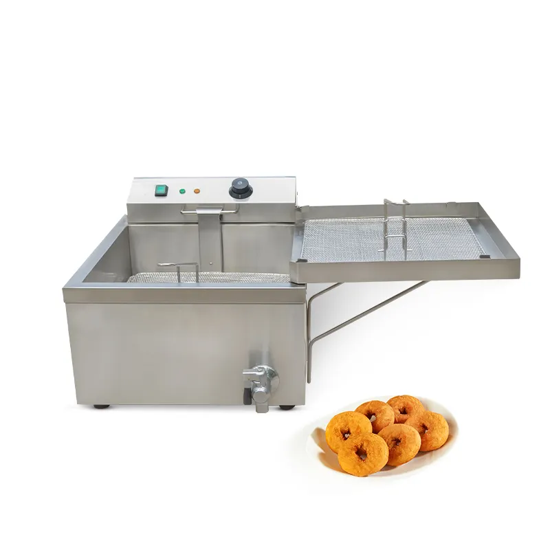 Freidora Industrial de patatas fritas de alta calidad, máquina para freír Donuts, patatas fritas y cacahuetes, certificado CE