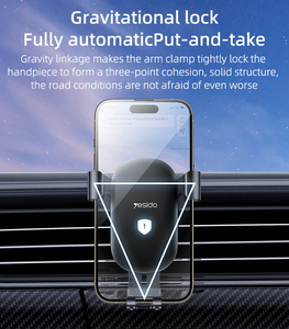 C243 Yesido خطافات هوكسبيل ثنائية الألومنيوم تصميم قابل للسحب تنفيس الهواء حامل الجاذبية - Product Image 4