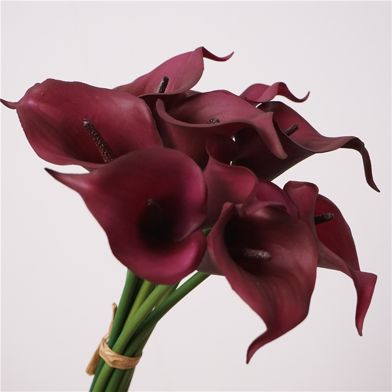 Bouquet de 9 Callas Courants - Nouveau Violet
