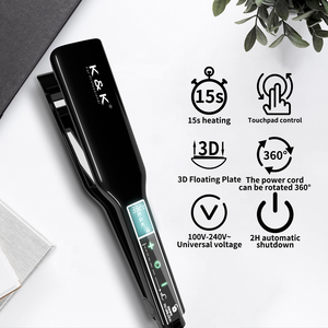 Professional for Titanium Hair Straightener Touch Screen 230 C 455 Degrees Flat Iron MCH Ceramic Electric for RV Use Household - Product Image 6
