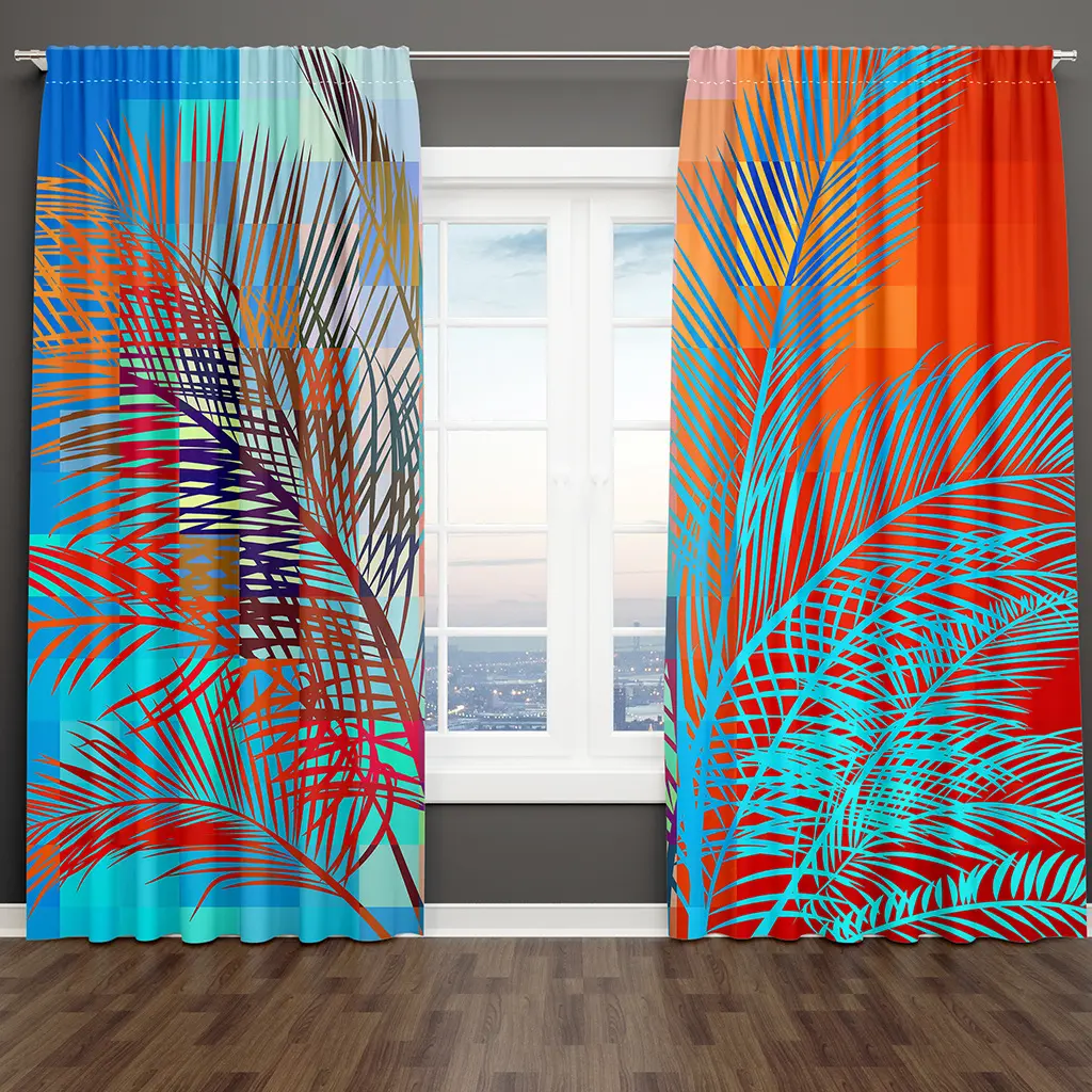 Cortinas gruesas de poliéster decoración de fondo cortinas de sala de estar para fabricantes de sala de estar cortinas de balcón para la habitación