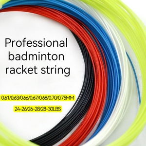 Cuerda de Bádminton de 10m, abrazadera de nailon de alta flexibilidad, raqueta de bádminton, línea de cuerda, accesorio de entrenamiento deportivo para gimnasio - Product Image 1