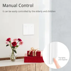 Zemismart Tuya Zigbee EU interruttore luce senza parete neutra interruttore a pulsante 1 2 3 Gang Alexa Google controllo vocale casa 220V - Product Image 5