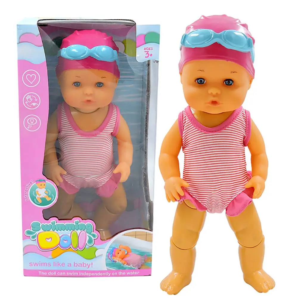 Unisex elektrikli yüzen yüzme bebek yumuşak plastik banyo oyuncakları çocuklar için ilginç oyuncaklar çocuklar için su keyfini