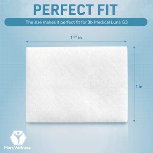 Mars Wellness Ultra ince 12 filtre CPAP kiti 3B tıbbi Luna G3 serisi enjeksiyon plastik ile uyumlu abd'de yapılan - Product Image 3