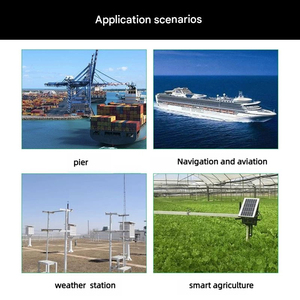 Digital Wired Tower Crane Cup Anemometer Anzeige Wind geschwindigkeit sensor Meter mit Alarm - Product Image 5