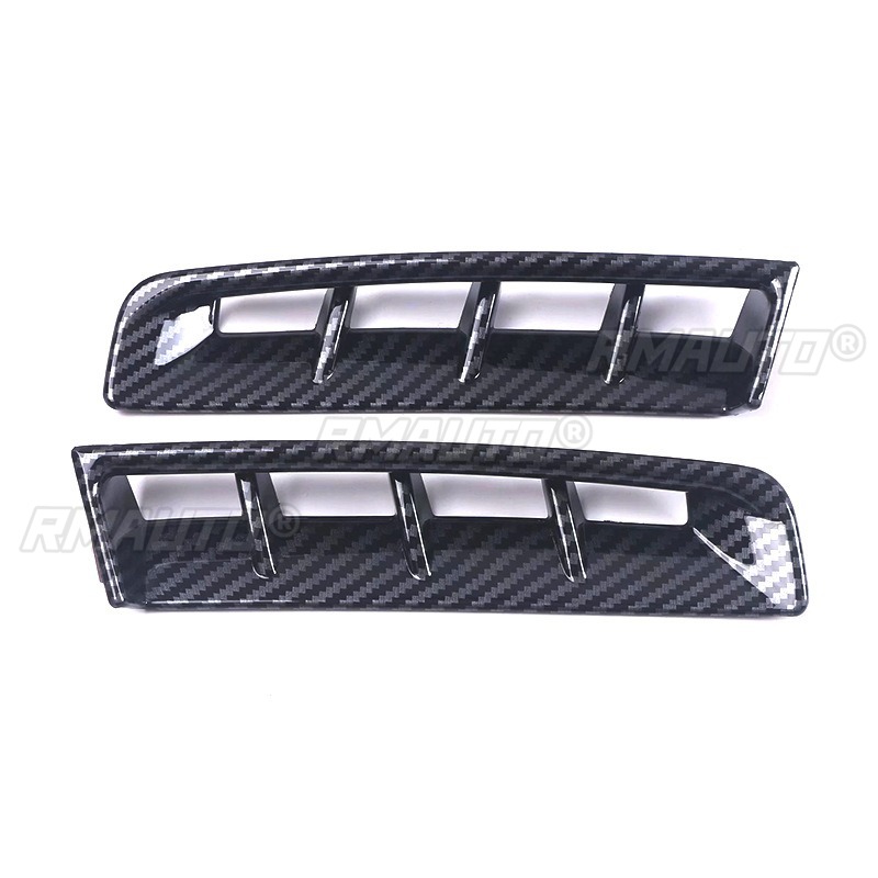 Garniture de phare antibrouillard avant aspect carbone