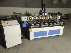 Venta caliente 4 Axis 8 Spindle 8 Rotary Multi Head 4 Axis Cnc Machine Multi Heads CA1530 3D Cnc Router Cnc Machine para la venta - Product Image 3