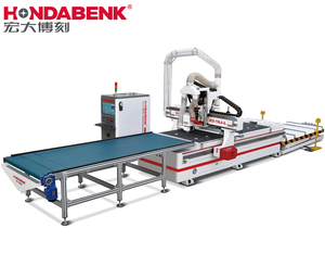 Enrutador CNC ATC lineal de gran venta con hoja de sierra, máquina de anidación CNC automática, enrutador de grabado de corte CNC para muebles de panel