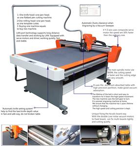 Jindex Flatbed Router kesme makinesi şablon kesici plastik tahta PVC akrilik freze oyma makinesi - Product Image 4