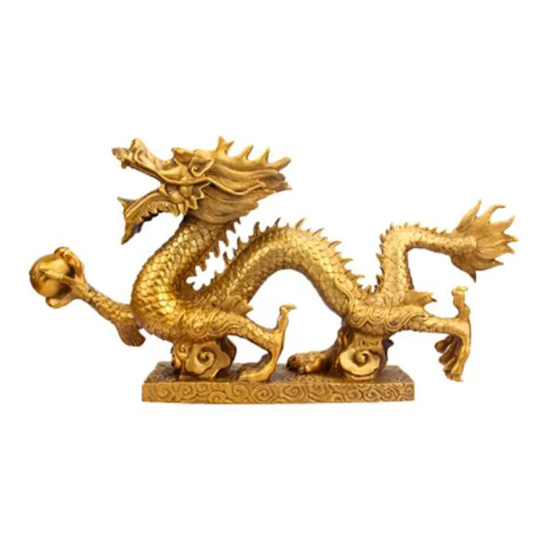 Escultura de dragón antiguo, estatua de dragón, decoración feng shui, gran oferta