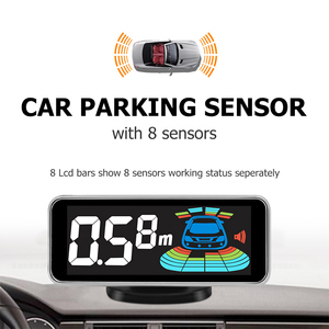 Stay in Control: 8-<strong>Sensor</strong> <strong>Reverse</strong> Parking Radar with <strong>Display</strong> Screen - Product Image 2