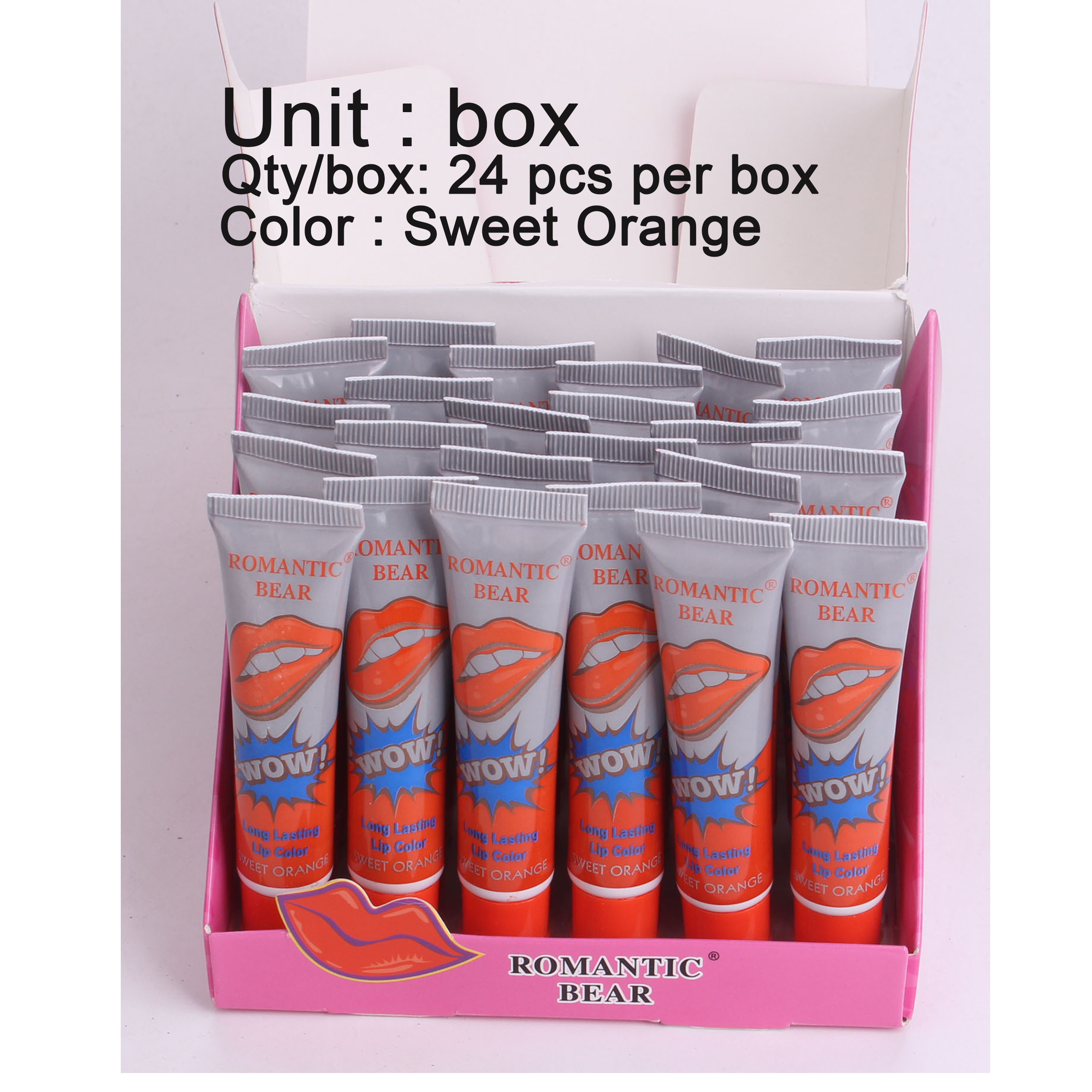 06 Orange douce 24 pcs par boîte d'affichage