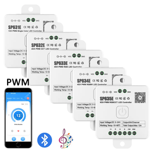 Светодиодный диммер CCT RGB RGBW RGBCCT PWM SP631E SP632E SP633E SP634E SP635E приложение умный светодиодный световой контроллер - Product Image 3
