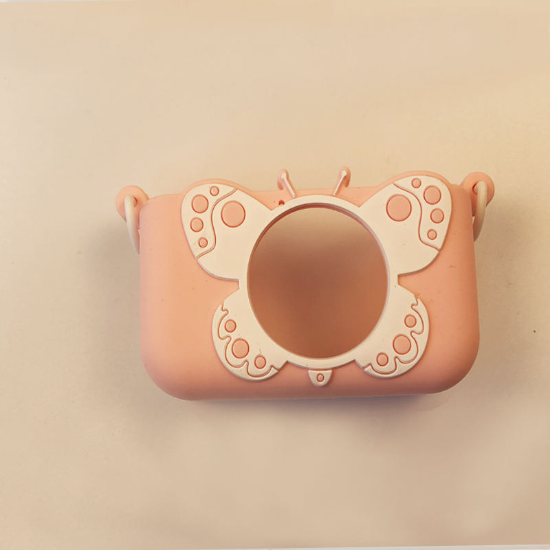 Housse en silicone papillon (rose)