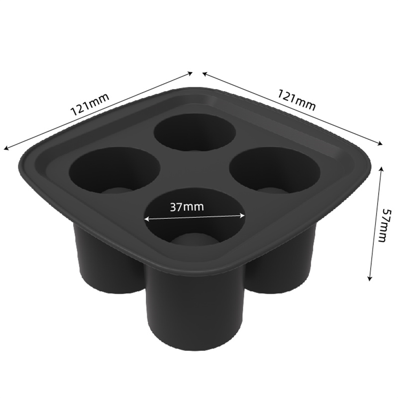 Noir pour la petite tasse de glace