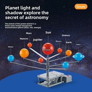 Elektrik güneş sistemi modeli sekiz gezegen ilkokul öğrencileri için setleri bilim mühendislik oyuncaklar galaktik astronomi için - Product Image 3
