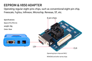 Latest Version V2.2.6.0 CG Pro Cgpro 9S12 <strong>Programmer</strong> Full Version With All Adapters Including New CAS4 DB25 and TMS370 Adapter - Product Image 4