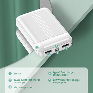 Free Sample 10000mah Power Banks Portable Fast Charging Mobile <strong>Charger</strong> 2 Usb TYPE-C Output Mini Power Bank for <strong>All</strong> Phone - Product Image 4