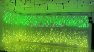 24V 2 Mt 3 Mt Outdoor Point Control Programmable <strong>DMX</strong> Smart Curtain <strong>Light</strong> <strong>String</strong> - Product Image 5