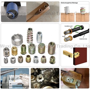 Factory Stock M6 Metal <strong>Rivet</strong> <strong>Nut</strong> Threaded Knurled Furniture Brass Flat Head Wood Insert <strong>Nut</strong>