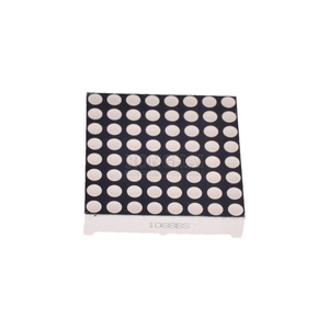 Alta luce Mini 16pin 3mm 32x32mm 8x8 digitale rosso comune catodo LED Dot Matrix LED tubo modulo di visualizzazione 1088AS