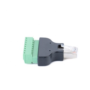 Terminal de tornillo RJ45, adaptador macho con placa PCB de 8 pines, conector macho, conectores pcb - Product Image 4
