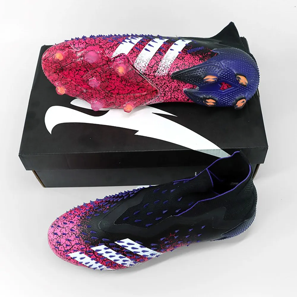 Chaussures d'entraînement respirantes personnalisées chaussures de football chaussures de football bottes d'entraînement de sports de plein air pour hommes