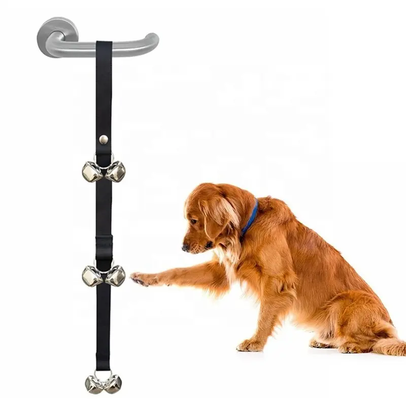 3สีไนล่อนสุนัขการฝึกอบรมออดเชือก3ระฆังสายปกป้องอย่างปลอดภัยประตูสัตว์เลี้ยงสุนัขผลิตภัณฑ์สำหรับสุนัข