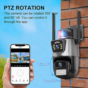 V380เลนส์คู่1080P HD กล้อง WiFi 4MP สองหน้าจอติดตามอัตโนมัติกล้อง IP Wi-Fi - Product Image 3