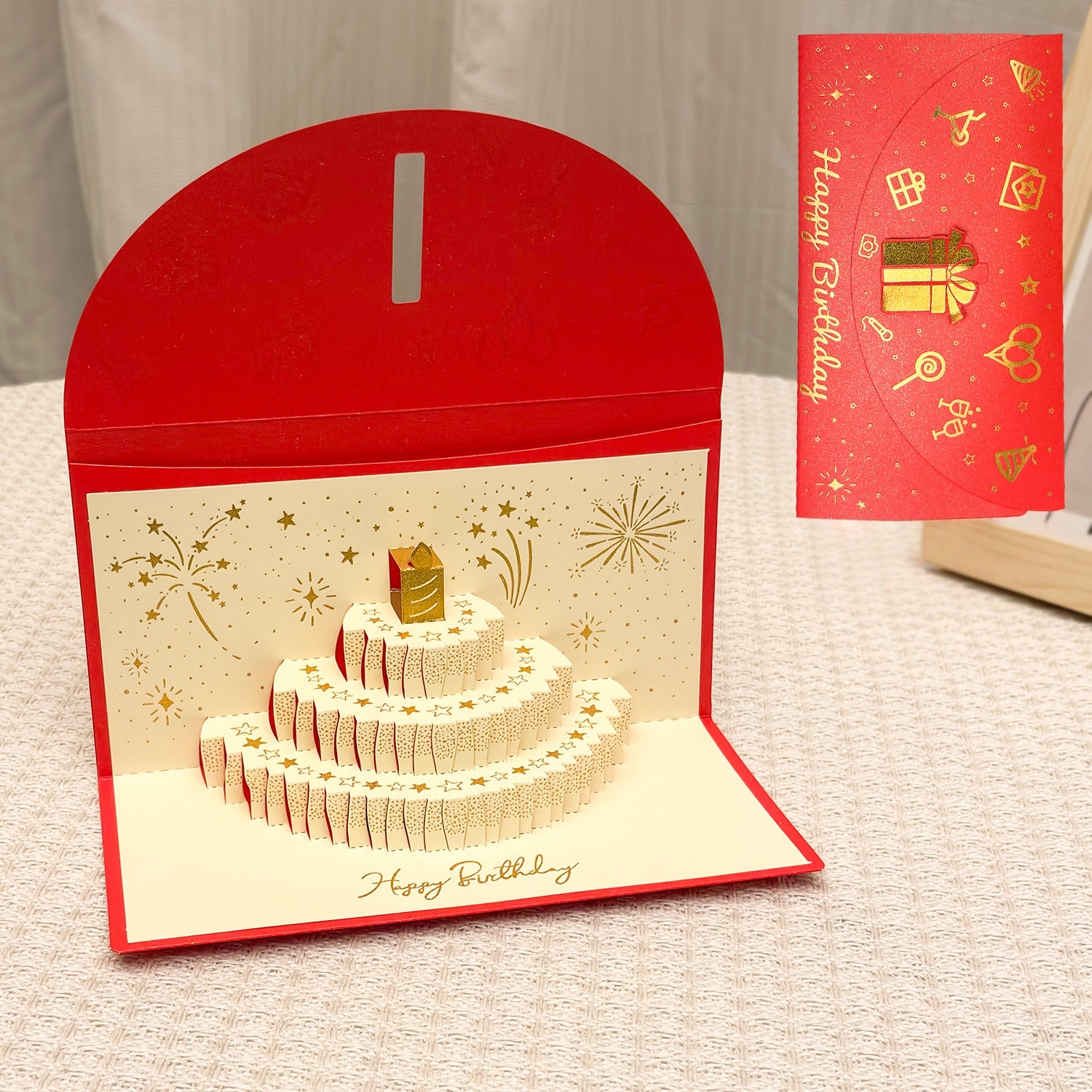 festive red