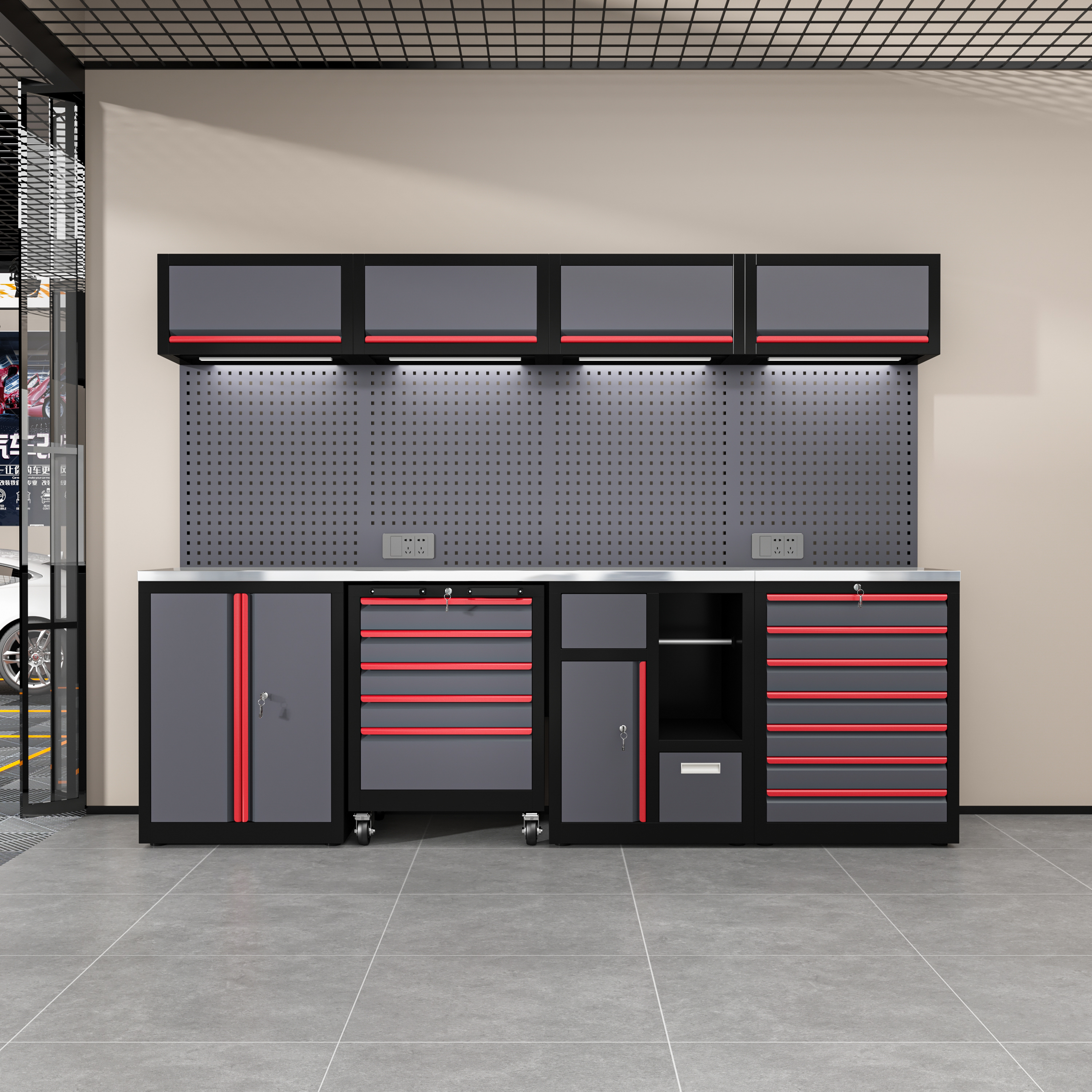 Four-unit workstation - S03