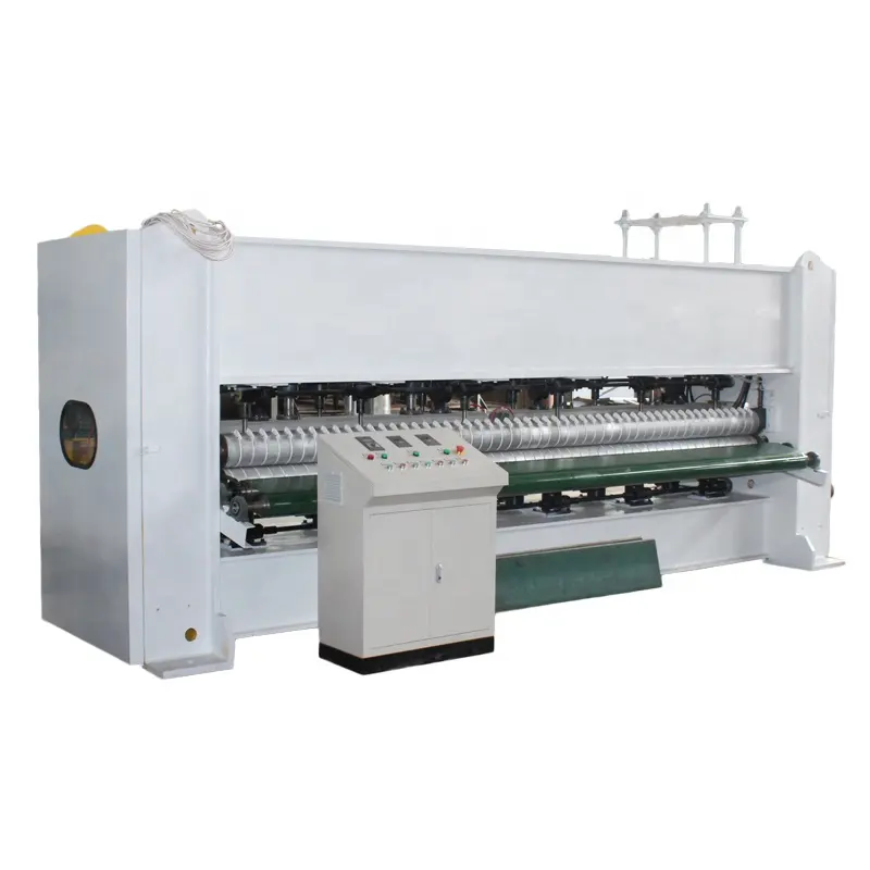 Máquina automática de producción de tela no tejida confiable, punzonado de aguja de fieltro, Motor eficiente, tela de desecho, componentes de núcleo de fibra PLC