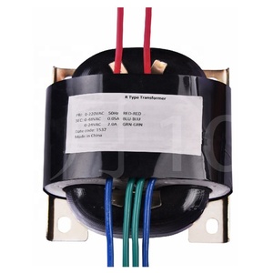 Rタイプ変圧器100VA入力0-220V 50Hz出力0-48V 1.0A、0-24V 2.0Aモニター、プリンター、コンピューター端末、コピー機用 - Product Image 2