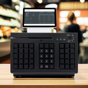 50-клавишная программируемая мембранная POS-клавиатура с считывателем магнитных карт и электронным замком - Product Image 1