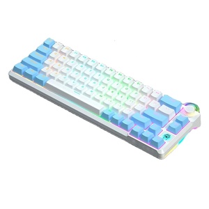 Mini teclado para juegos inalámbrico con cable recargable de 68 teclas personalizado, mecánico retroiluminado de bajo precio para Notebook/PC de escritorio Color - Product Image 6