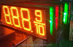 Открытый 7 сегментов светодиодный дисплей светодиодная цифровая доска 12 дюймов дисплей знаки для АЗС - Product Image 3