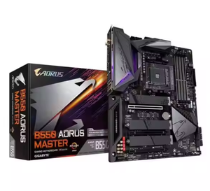 GIGABYTE B550 AORUS MASTER Desktop-Motherboard mit gebrauchtem und überholtem SATA-Sockel AM4 und DDR4-Speichertyp - Product Image 1