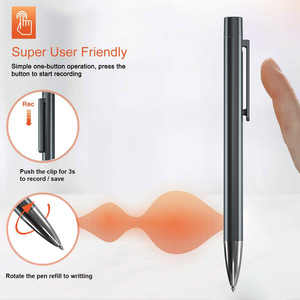Grabadora de pluma activada por voz de mano profesional tipo C sonido dictáfono grabadora de Audio transferencia a computadora teléfono Android - Product Image 4